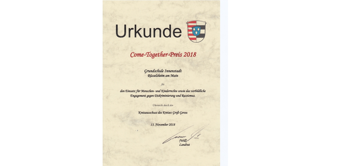 Come-Together-Preis 2018